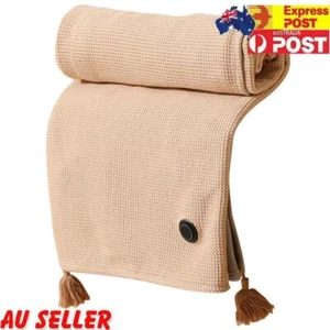 DC5V Heating Electric Blanket Shawl Waffle Velvet Portable Body Warmer Blanket - Picture 1 of 7