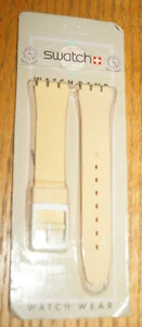 VINTAGE NOS WEISS 80er JAHRE UHRENARMBAND NEU AUF KARTE HERREN ARMBAND - Bild 1 von 2