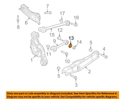 CHRYSLER OEM 07-20 200 Suspension Components-Link Rod Washer 6508488AA - Image 1 of 2