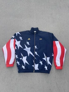Kith Adidas USA Stitched Soccer Windbreaker Jacket Size Medium - Picture 1 of 15
