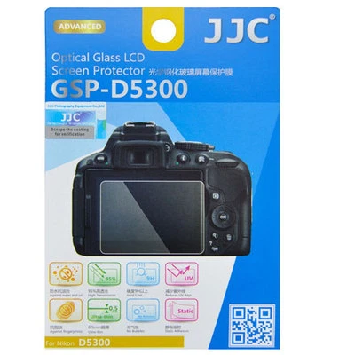JJC GSP-D5300 Optical GLASS LCD Screen Protector Film for Nikon D5300 D5500 H9 - Image 1 of 2