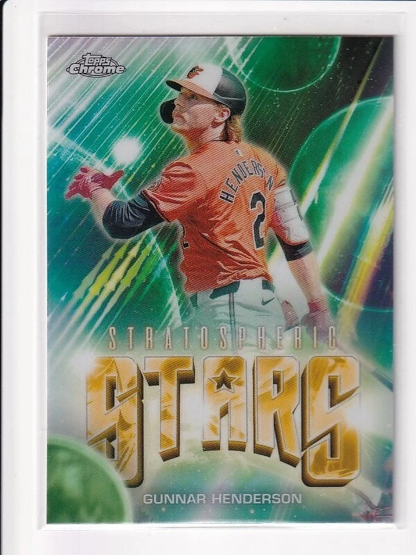 2024 Topps Chrome Update Gunnar Henderson Stratospheric Stars  Orioles - Image 1 of 1