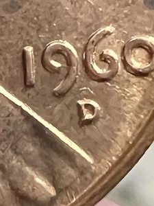 1960-D/D North Nice RPM Choice BU Red Lincoln Cent - Picture 1 of 11
