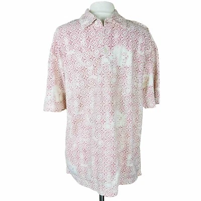 Camisa polo de golf OOBE (Talla L) 100 % algodón rosa/ostra desvanecido manga corta NUEVA NUEVA CON ETIQUETAS Foto 1 de 4