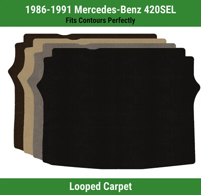 Lloyd Classic Loop Trunk Carpet Mat for 1986-1991 Mercedes-Benz 420SEL  - Image 1 of 4