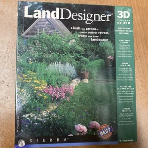 Sierra Land Designer 3D Version 4.0 Big Box 1996 PC Sealed - Picture 1 of 3