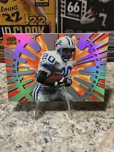1998 Pacific Revolution Barry Sanders Silver Rookies & Stars #11 Detroit Lions - Foto 1 di 13