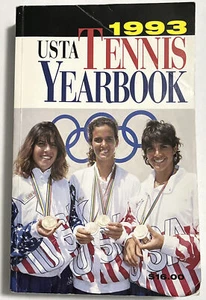 USTA Official Tennis Yearbook for 1993 USA Olympians Capriati Fernandez Cover - Bild 1 von 3