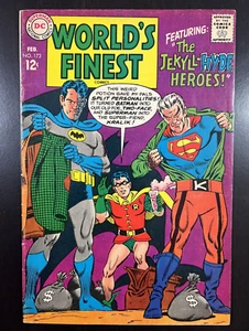 World's Finest #173, VG/FN to FN+, KEY-1st Silver App Two-Face, DC Comics 1968 - Picture 1 of 13
