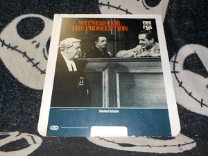 Witness For the Prosecution RCA Selectavision VideoDisc CED - Imagen 1 de 2