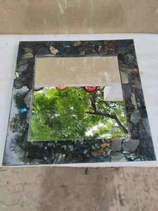 Labradorite Crystal Mirror, Crystal Mirror,Luxury Mirror Bathroom Wall Decor Art - Picture 1 of 4