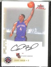 2003/04 Fleer Focus Anniversary Gold Edition Auto Chris Bosh #36/50