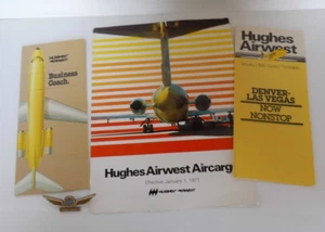 (A 8) Hughes Air West Airlines Lot Flugpläne Gepäckanhänger Karten mehr ( 43 ) - Bild 1 von 1