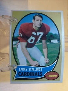 1970 Topps Football  #112 - Larry Stallings - St. Louis Cardinals  70-221 - Picture 1 of 2