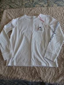 Vineyard Vines GIRLS Long Sleeve -Shirt (Hot Cocoa) - Size M - NWT - Picture 1 of 5