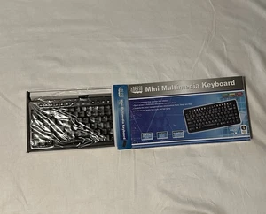 IN BOX ADDESSO Mini Multimedia Keyboard PS/2 - Picture 1 of 1