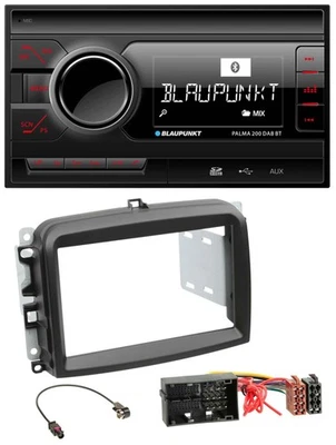 Blaupunkt MP3 Bluetooth DAB 2DIN SD USB Autoradio für Fiat 500 L (ab 2012) - Bild 1 von 4