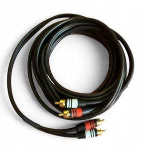 Cable de audio estéreo Monoprice RCA chapado en oro 75 ohmios alto rendimiento - Imagen 1 de 1