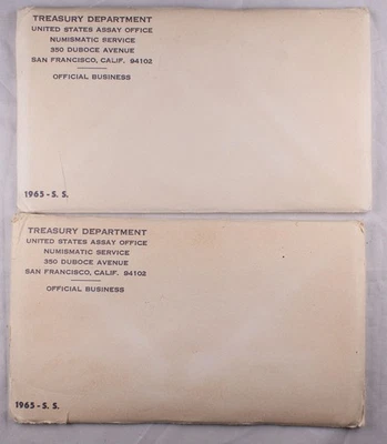 Unopened 1965 SMS Set U.S. Mint OGP Lot of 2  - Image 1 of 3