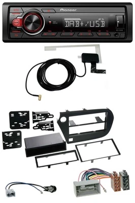 Pioneer 1DIN MP3 DAB USB AUX Autoradio für Honda Insight (ZE2, 2009-2013) - Bild 1 von 4