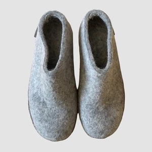 Zapatos sin cordones Gelrups gris suela de cuero de lana EU40 (US W9/M 7.5) - Imagen 1 de 7