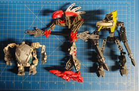 LEGO BIONICLE Lot 8592, 8575, 8618 Rahkshi Turahk Kohrak-Kal Vahki Rorzakh