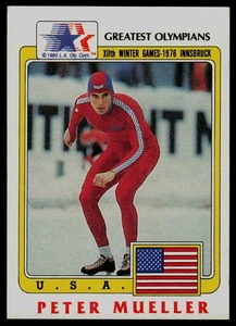 1983 Topps Greatest Olympians #46 Peter Mueller USA - Picture 1 of 2