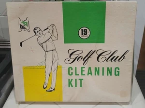 Vintage Golf Club Cleaning Kit 19th hole by Brandell Products Corp 1960s SEALED - Picture 1 of 5