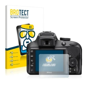 BROTECT Panzerfolie Schutzglas für Nikon D3400 Display 9H Zubehör - Bild 1 von 7