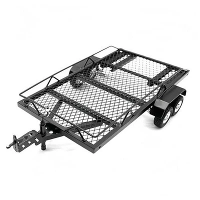 1/24 RC Trailer for Hauling Behind Car, Metal RC Crawler Builder Kit Fits for  - Image 1 of 4