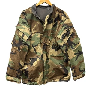 Giacca militare USA uomo piccola verde bosco mimetica protezione chimica classe 1 - Foto 1 di 8