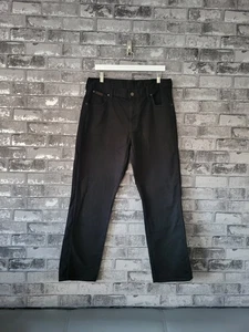 Wrangler Texas Black Jeans Men’s W36 L30 Straight Leg Classic Denim - Picture 1 of 11