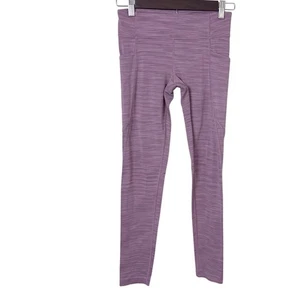 Athleta Girl Stash Your Treasures Spacedye Tight Shadow Mauve Purple Size L/12 - Picture 1 of 9