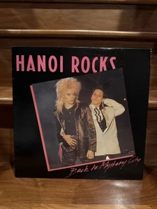 Hanoi Rocks-Back To Mystery City Vinyl 1983 Lick Records-UK Pressing From Japan - Picture 1 of 8