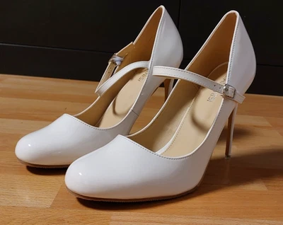 SeXy weiße Pumps - Gr. 43,5 - Bild 1 von 4