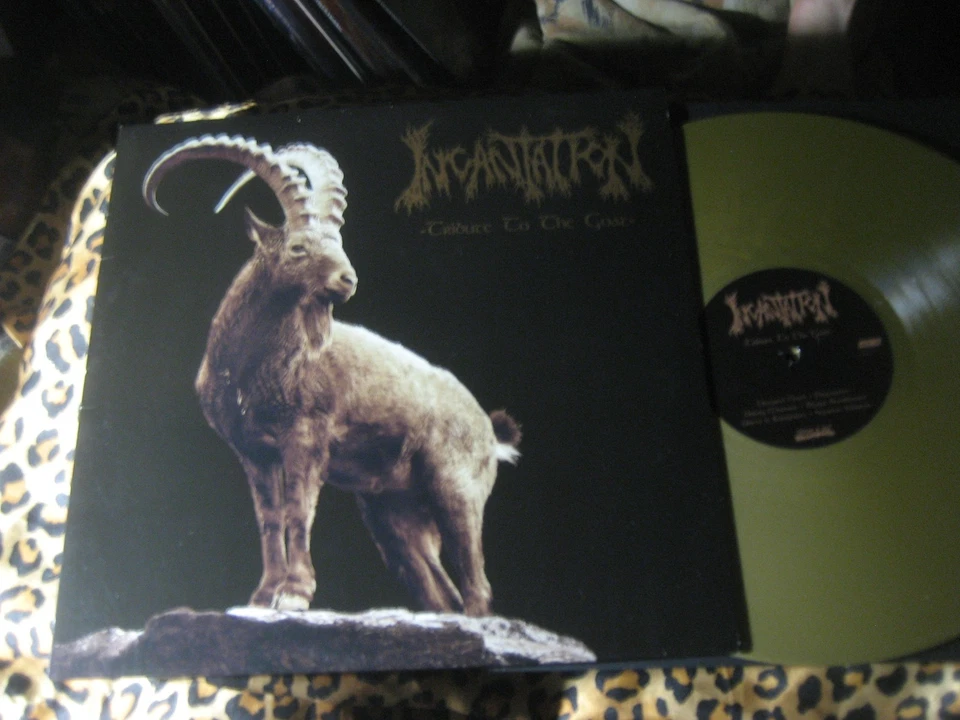 INCANTATION tribute to the  GOLD VINYL LP 2016 suffocation immolation rottrevore - Image 1 of 3