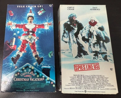 Spies Like Us (VHS, 1985)   and  Christmas Vacation (VHS 1990)  Chevy Chase - Image 1 of 3