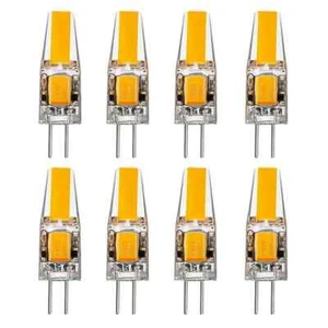 LED COB Lamp Candle Lights Mini Chandelier Spotlight AC DC 12V G4 10pcs - Picture 1 of 9