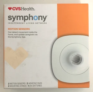 CVS Health Symphony Independent Living Network Motion Sensors 2 Count White-READ - Imagen 1 de 9