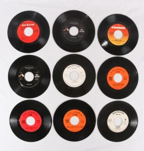 Jimmy Dean, Posten von 9 Schallplatten, 45 U/min 7", Ninety Days, Your Country Boy, G bis EX - Bild 1 von 2