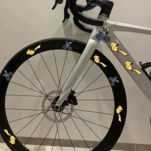 Fahrrad Rad Aufkleber Stickers Set Pikachu POKEMON Anime manga Wasserdicht PVC - Picture 1 of 6