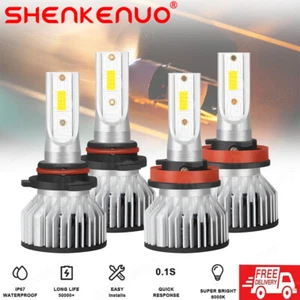 For Honda Civic 2016 2017 2018 2019 2020 LED Headlight High/Low 4x Bulbs Bright - Imagen 1 de 18