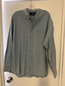 Bill Blass.Denim Button Down Hemd.Herren.Gr.L.Blau. - Bild 1 von 4