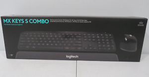 Logitech MX Keys S Combo Advanced Full-size Wireless Keyboard and Mouse SEALED