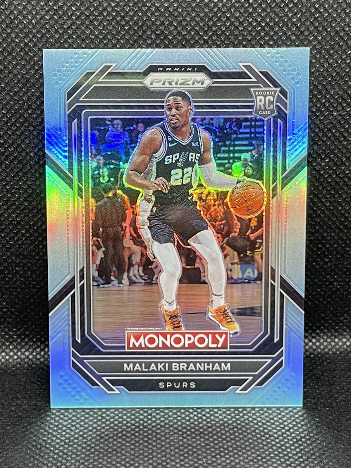 22-23 Monopoly Prizm Malaki Branham Light Blue /199 #81
