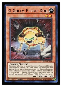 YuGiOh BLCR-EN041 G Golem Pebble Dog Ultra Rare Crystal Revenge - Picture 1 of 1