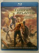  Justice League Throne of Atlantis (Bluray, DVD) w/ Embossed Slipcover 