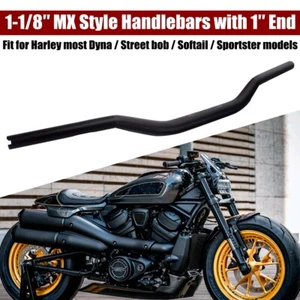 For Harley Softail StreetBob Sportster Club Style 1 1/8'' Handlebar Pullback Bar - Picture 1 of 9