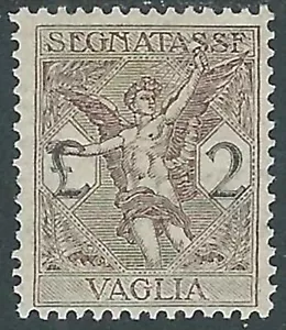 1924 REGNO SEGNATASSE PER VAGLIA 2 LIRE MH * - RB8-2 - Foto 1 di 1