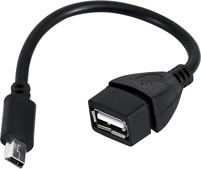 Mini USB Male to USB 2.0 Female Host OTG Adapter Cable for Digital Camera Tablet - Image 1 of 4